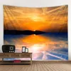 Tapestries Customizable Wall Hanging Boho Wall Tapestry Mandala Wall Art Decoration Beautiful Sunrise Sunset Landscape Large Wall Tapestry R230713