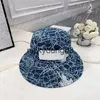 Breite Krempe Hüte Eimer Hüte Schnüren Sport Eimer Hut Frauen Männer Denim Fischer Hüte Casquette Bob Print Flache Sonne Verhindern breite Krempe Hut x0712