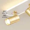 Tavan Işıkları LED Işık Modern Rotasyon Spot Lamba Altın Siyah 26/33/45/55W Oturma Odası Ev Fikstürü