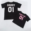 Bijpassende outfits voor het hele gezin Mode Bijpassende kleding voor het hele gezin Vader Dochter T-shirts Family Look PAPA en PAPA'S MEISJE 01 Papa en ik Bijpassende outfits 230711