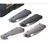 OEM SMF Kolfiber Titanhandtag D2 Blade Copper Washer Folding Knife Kitchen Outdoors Utility Knives Multi EDC Tools8051490