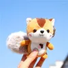 Keychains 1PC 11cm Mini Cute Soft Plush Squirrel With Oversized Tail Pendant Toy Stuffed Ornament Decoration Keychain