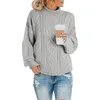 2023 Autumn/Winter New Knitwear Women's Sweaters Clothing Europe America Thick Thread High Neck Pullover Sweater Pullover