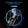 Chargeur de voiture intelligent LCD pour touristes adaptateur USB LED pour tlphone portable Huawei Xiaomi Samsung S7 iPhone 11 Pro 8 Plus