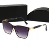 Novo designer de óculos de sol marca clássica masculino óculos de sol feminino luxo 22084 óculos armação de metal pc lente com caixa