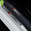 4pcs Car Door Scuff Pulls Covers Carbon Fibre Sports Style Car Door Panel Шаг Защитник Anticration Car Accessories