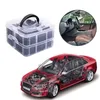 New 300pcs/box Mixed Car Fastener Clips Auto Body Fender Bumper Door Trim Panel Push Retainer Pin Rivets Clips Black Car Accessories