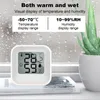 Mise à niveau du mini thermomètre numérique LCD hygromètre température électronique de la pièce intérieure thermomètre électronique LCD portable pour station météo de cuisine