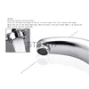 Kitchen Faucets Bathroom Automatic Touchless Free Sensor Faucet Infrared Sink Sensor Tap Water Saving Inductive Electric Water Tap Single Cold x0712