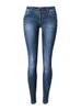 Jupes Taille Basse Skinny Jean Mode Lavé Blanchi Rayé Denim Bleu Push Up Vintage Slim Pantalon Pantalon Vêtements pour 230711