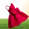 2020 New Arrival Girls Dresses Children One Shoulder Wedding Party Dresses with Big Bow Kids Ball Gown Vestido8133059