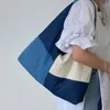 Torebki wieczorowe patchworkowy projekt damska torba na ramię moda Denim torebki damskie dżinsy o dużej pojemności duże torby pachowe niebieski bolsa 230711