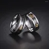 Eheringe 8 mm Herren-Modering aus Edelstahl mit eingelegtem Pfeilband, Jahrestag, Geburtstag, Geschenk, Schmuck