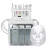 New H2O2 7 In 1 Hydrogen Oxygen Small Bubble Machine RF Water Dermishing Rejuvenation Cleaning Beauty Instrument Facial SPA