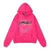 Dames Hoodie Heren Hoodies Designer Sweatshirts Kwaliteit Sweatshirt Paar Trui Kleding Mode Trainingspak Zwart Wit Roze Spinnenweb Grafisch UFF1