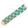 Women Socks Fashion 2023 Summer Mesh Thin Long Printed Casual Breatble Fresh Flower Korea Style Söt