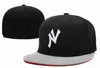 Summer Designer dopasowane czapki Rozmiar Flat Hat Baseball Fit Flat Hat Hafdery nowa czapka ERA Regulowana czapki koszykówki Sport Sport Hip Hop czapki siatkowe CAP ZAMÓWIENIE