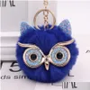 Party Favor 2022 Gree Owl Peluche Porte-clés Imitation Lapin Boule De Fourrure Sac Pendentif Voiture Drop Delivery Maison Jardin Fournitures De Fête Événement Dhoig