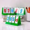 Foosball PVC 4 Digit Scoreboard For Sports Event Board Game Foldable And Portable Metal Buckle Plastic Plate Two Colors Mini Style 230711