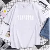 Męskie koszulki koszulki 2022 Trapstar T Shirt projektant mężczyźni kobiety hip-hopowy top T-shirt z nadrukiem letnia moda czarny Sportswea Dh5Al