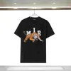 2023 Designer Amari T-shirt Men's and Women's Couple Clothing Amris Cotton Tiger Letter Print Street Hip Hop Fashion