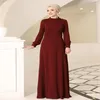 Vêtements ethniques Laser brûlant longues femmes Hijab robe saison crêpe tissu de haute qualité fabriqué en turquie musulman islamique174o