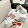 VEN Shoe Top Quality Designer Low Sneakers Chaussures Habillées Untitled Sneaker Luxury Leather Women Unisex Sneaker White Platform Leisure Outdoor Rivets Sport Trainers