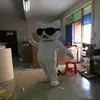 2017 고품질 사랑스러운 큰 화이트 고양이 만화 인형 마스코트 의상 226b
