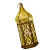 Night Lights Unique Candlestick Lantern Light Ornament Tea Decorative Portable Hollow Carved Lamp For Bedroom Garden