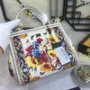 Дизайнерская шикарная сумка D Flowers Luxurys G Женские сумки Элегантные сумки на ремне Кожаные сумки для покупок Сумка через плечо Зеркального качества Большая сумка Lady Rose 231121