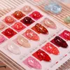 Nagellack Summer Ice Transparent Gel Supply Glänzende Farbe Semi Permanent Pearl Gel Glitter Soak Off UV LED Painting Gel Nagellack 230711