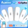Other CCTV Cameras AUBESS Tuya ZigBee WiFi Temperature Humidity Sensor Home Connected Compatible With Smart Life Alexa Google Assistant 230712
