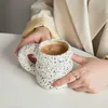Кружки креативная вода -чашка керамическая кружка кофейня с большими керамиками с большими ручными керамиками Большой сок