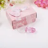 Party Favor 12pcs Rose Choix Cristal Bébé Sucette D'anniversaire Faveurs Souvenir Douche Baptême Cadeaux