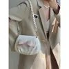 Abendtaschen HAEX Elegante weiche Bolso Mujer Koreanischer Stil Feste Bogenknoten Umhängetaschen Vintage Prägnante Damentasche Trend Sac A Main Femme 230712