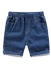 Jeans 2 12Year Baby Shorts Summer Cotton Elastic Waist Short Pants Teenage Beach Clothes Children Kids Denim Trousers 230711