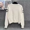 Autumn and Winter Designer Women's Sweater Classic Letter Jacquard Luxury Fashion High end Casual Spirit Knitted Round Neck Comfortable Sweater