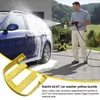 Rondella per auto 4 pezzi Pratico per alta pressione Robusta sostituzione C Clip Lavaggio domestico Coppia rapida Forniture per la pulizia automatica ABS