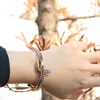 Bracelets porte-bonheur KELITCH Bohême Bijoux Coquillages Perlés Tricotés À La Main Bracel Fil De Coton Corde Wrap Femmes Plage En Gros Accessoire
