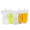 Sacs d'emballage 100Ml 200Ml 250Ml 300Ml 380Ml 500Ml Vide Standup En Plastique Boisson Emballage Sac Bec Poche Pour Boisson Liquide Jus Lait En Gros