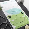 Bath Mats 1 Pc Bathroom Shower Mat With Suction Cups Baby Safety Bath Non-Slip Mat Cartoon Animal PU Massage Pads Waterproof Toilet Carpet 230711