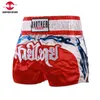 Pantaloncini da uomo Corti Kickboxing Raso Poliestere Pantaloncini Muay Thai Fighting Kick Boxing Pantaloni Uomo Donna Bambini Combattimento Grappling Abbigliamento MMA 230711