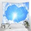 Tapestries Dream Sky Moon Wall Hanging Tapestry Art Deco Blanket Curtain Hanging at Home Bedroom Living Room Decoration R230710