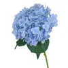 Dekorativa blommor Creative Faux Hortensia Ej blekande stora konstgjorda hortensior Sidenblomma Lång livslängd Heminredning