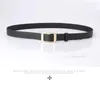 Belts Alloy Material Minimalist Belt Japanese Style Buckle Not Easily Fading Jeans Raise The Waistline Versatile Female