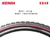 Велосипедные шины 2pcs kenda k849 24/26 дюймов горы MTB Bicycle Tire BMX 24*1,95/26x1,95/2.1 Черная красная линия Утолщенная кросс-кантри HKD230712
