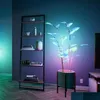 Dekorative Blumenkränze Die magische LED-Zimmerpflanze Innenfarbe leuchtende grüne Pflanze Kunststoffdektrition für Zuhause Beautif Fast D Dhrjs