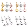 Bedels Eenvoudige Metalen 18Mm Gember Drukknoop Base Hanger Voor Diy Snaps Knoppen Ketting Oorbellen Sieraden Accessorie Drop Levering Fi Dh4Zx