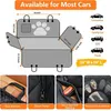 Dog Car Seat Covers Cover Waterproof Pet Travel Carriers Hammock Rear Back Safety Protector Mat For Small Medium Large Dogs