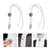 Kedjor Justerbar Bolo Tie Gothic Cowboy Tonåringar Män Halsband Dans Slips